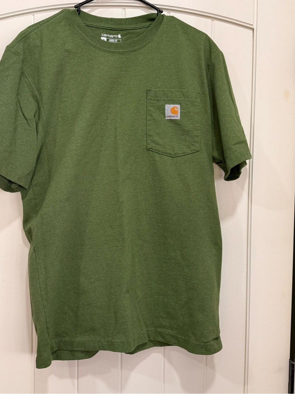 Carhartt Pocket T-Shirt - Olive Green - Men’s Medium